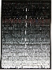 Abdoulaye Konaté – Tentures teintures : Abdoulaye Konaté, Croix de lumière, 2010, textile, 242 x 179 cm